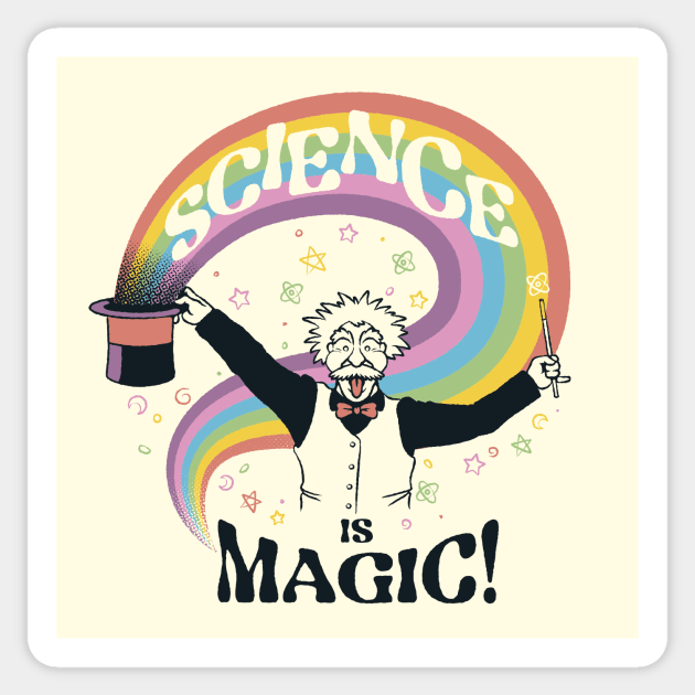 Science is Magic by Tobe Fonseca Sticker by Tobe_Fonseca